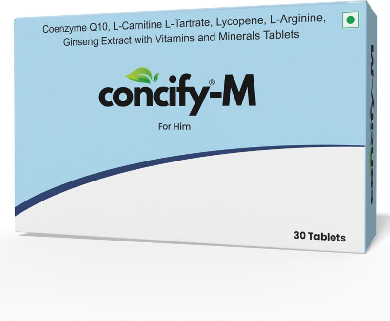 Concify M | Antioxidents with Vitamins & Minerals for men(30 Tablets)