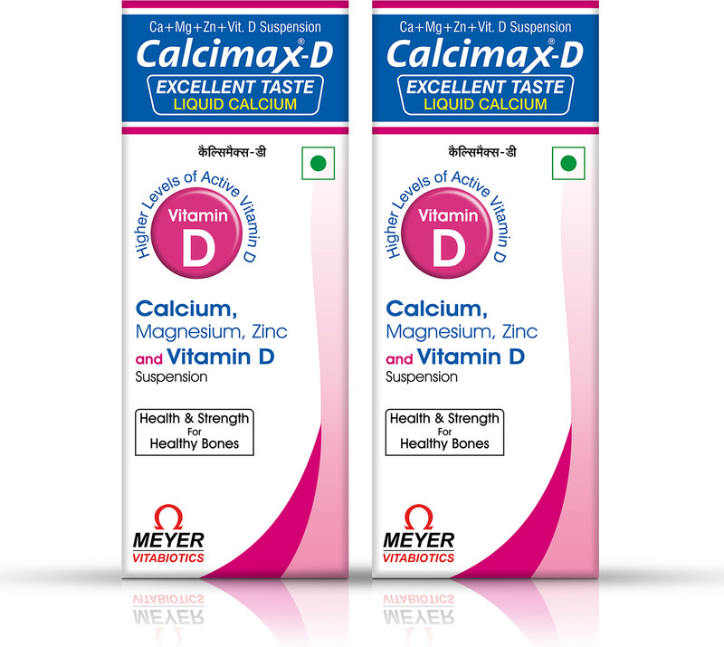 Calcimax D D Liquid Suspension(2 x 200 ml)