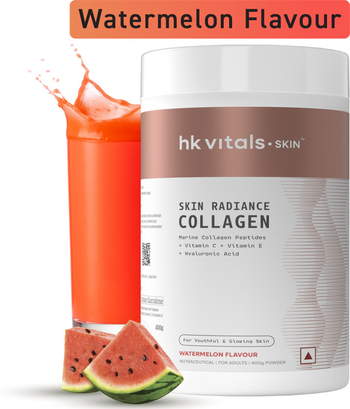 HEALTHKART HK Vitals Skin Radiance Collagen Supplement with Biotin, Watermelon(100 g)