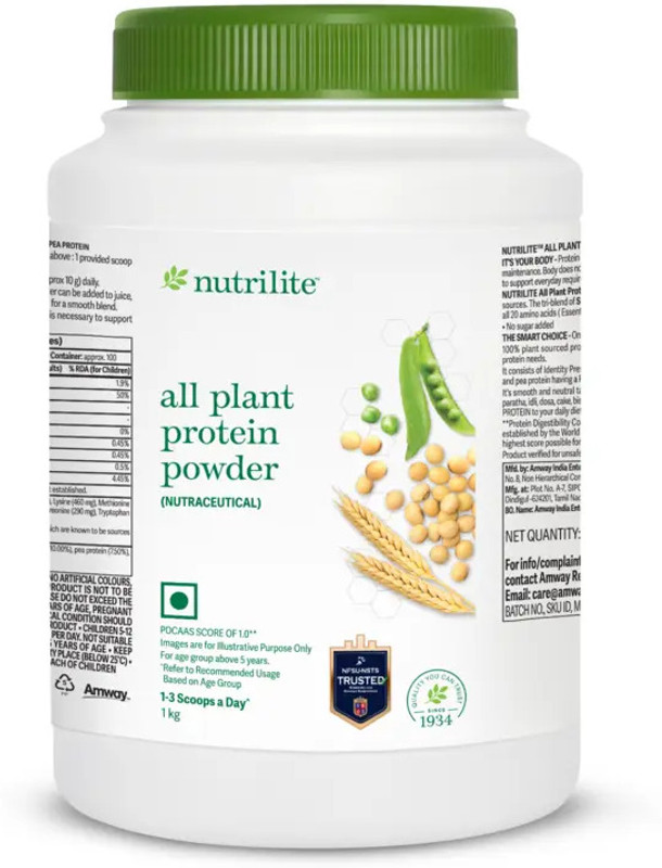 Amway Nutrilite All Plant Protein-1 kg| Protein(1 kg)