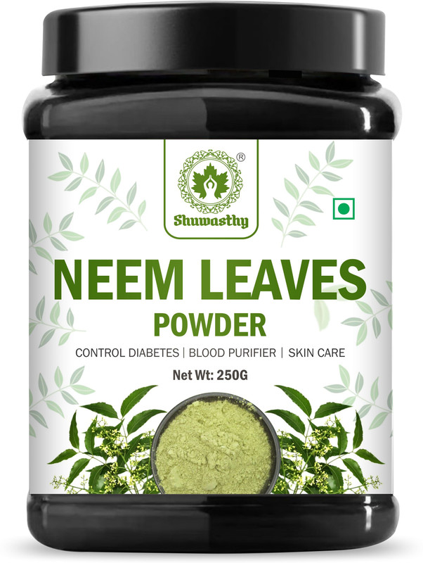 SHUWASTHY Neem Leaves Powder For Face Pack, Hair Skin & Health Care(250 g)