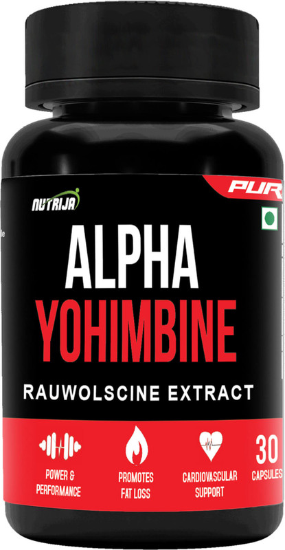NutriJa Rauwolscine - Alpha Yohimbine 2mg (Standardized to 90% Alpha Yohimbine)(30 Capsules)