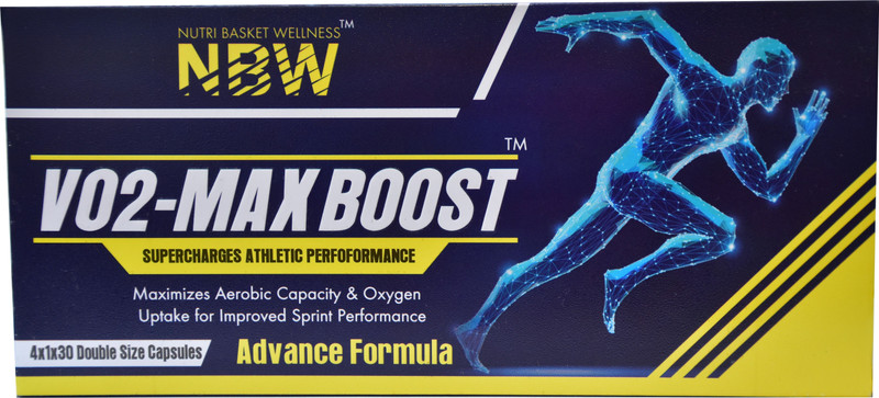NBW VO2 Max Boost | Improves Aerobic Capacity, Oxygen Uptake & Sprint Performance(60 Capsules)