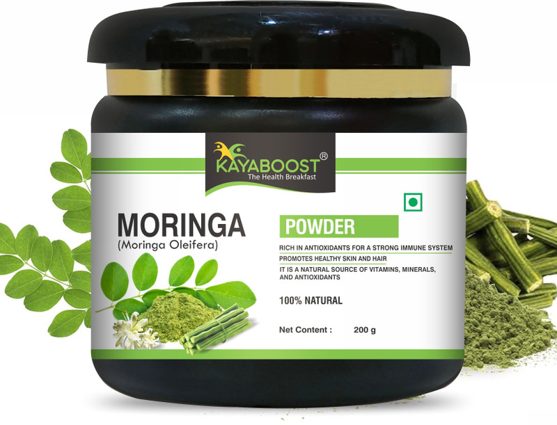 KAYABOOST 100% Organic Moringa Powder - Moringa Oleifera(200 g)