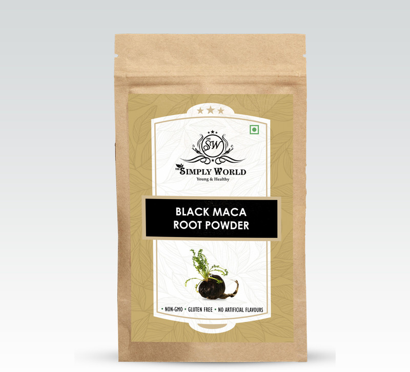 THE SIMPLY WORLD Black Maca Root Powder(100 g)