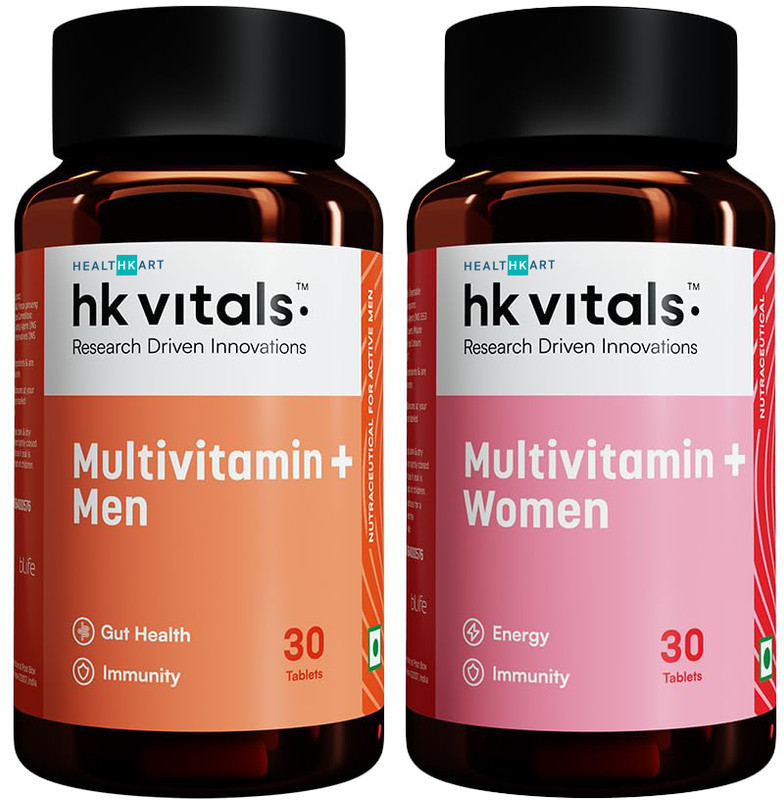 HEALTHKART HK Vitals Multivitamin Plus Women, for Energy, Joints, Skin & Hair(60 Tablets)