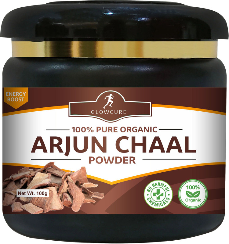 GLOWCURE Arjun ki Chaal Powder, Arjuna Bark, Arjun Chal Tree Chhal(100 g)