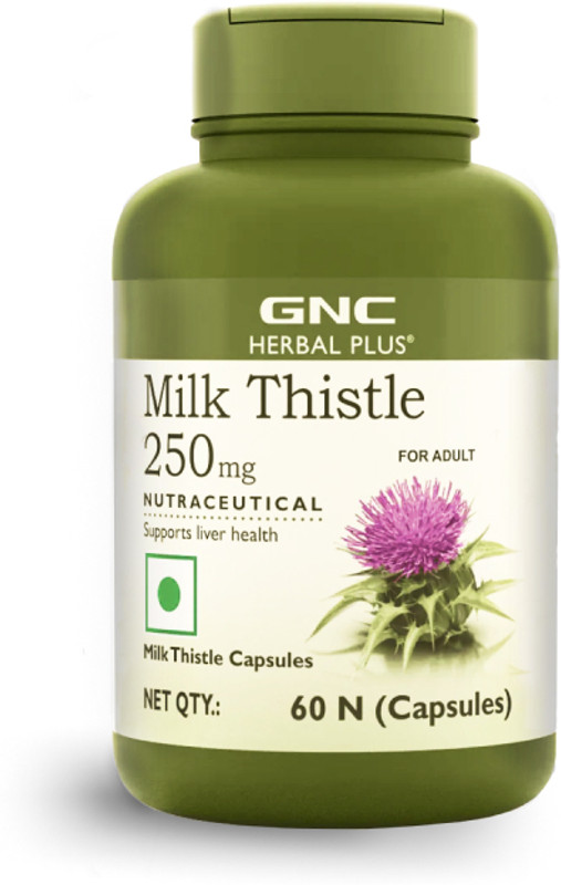 GNC Herbal Plus Milk Thistle(60 Capsules)