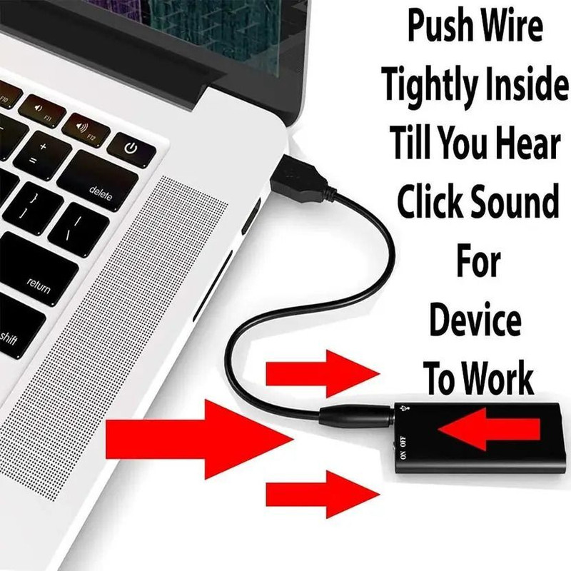 AAC 8GB Spy Recorder Pen – Secret Voice Audio Capture Device 8 GB Voice Recorder(0 inch Display)