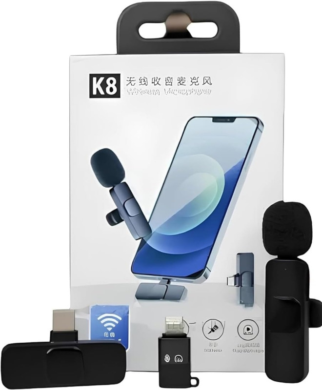 Dandy Best k8 microphones wireless mic play N NA Voice Recorder(0 inch Display)