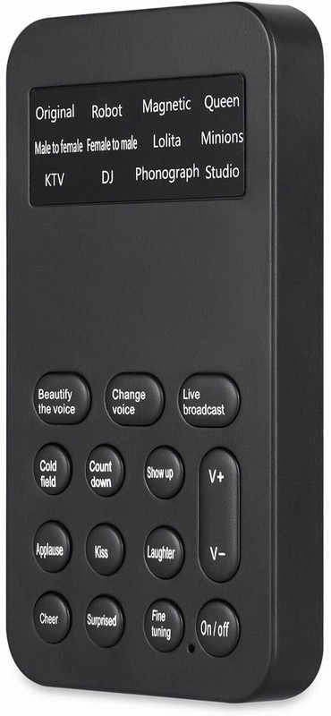 SPYTECTIFY Live Sound Card, Male to Female Sound Changer Audio Mixer, Universal Mini Sound NA Voice Recorder(0 inch Display)