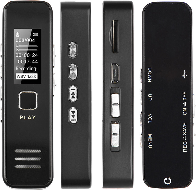 TiMUR Voice Recorder with 32GB Activated, Professional Audio MP3 Player Recording NA Voice Recorder(2 inch Display)