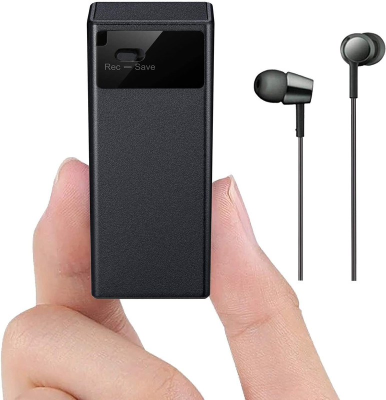 SPYTECTIFY Mini Recorder Digital Recording with Single Charge, 64GB Inbuilt Memory 32 GB Voice Recorder(0 inch Display)
