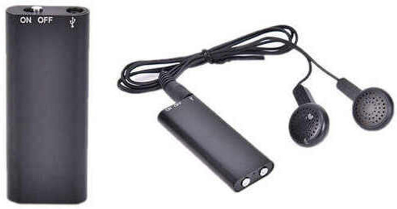 lookcam 8GB voice recorder MP3 player audio recorder long lasting battery backup small 8 GB Voice Recorder(0 inch Display)