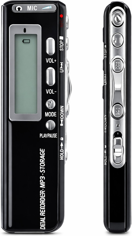 FREDI HD PLUS 8GB Digital Voice Recorder |Portable Audio Recorder |140 Hours Recording Storage 8 GB Voice Recorder(1.5 inch Display)