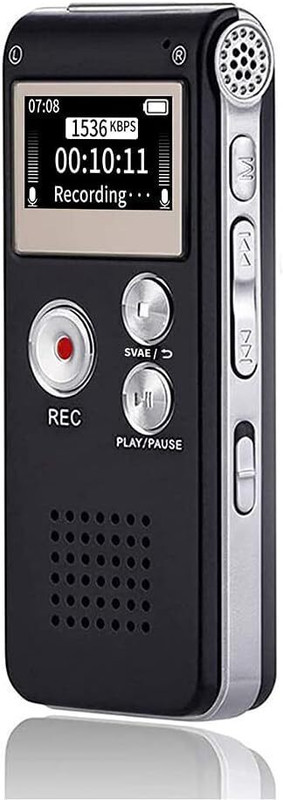 Safetynet Audio Recorder Inbuilt 8GB Storage 8 GB Voice Recorder(1.3 inch Display)