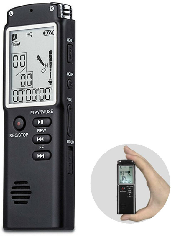 Qaz Latest 2022 T60 8GB Professional Digital Voice Recorder with Speaker for Meeting 8 GB Voice Recorder(0 inch Display)