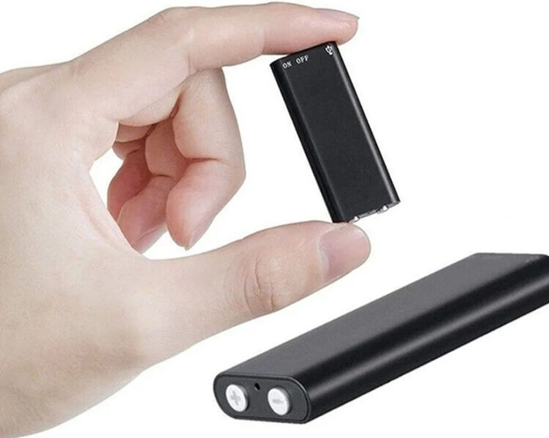 SATTOBISION Mini Small Spy Voice Audio Recorder Super Long Storage Capacity 8GB 8 GB Voice Recorder(0 inch Display)