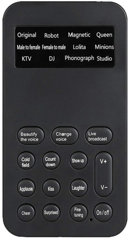 FREDI HD PLUS Voice Changer with 8 Interesting sound effects and 12 sound modes NA Voice Recorder(0 inch Display)