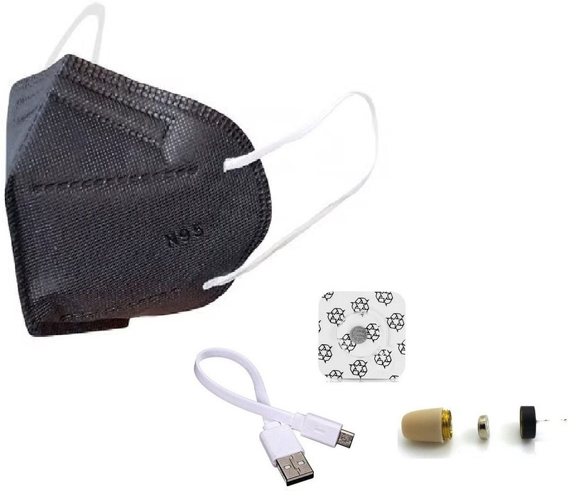 Safetynet Gsm Mask Two Way Communication Device with Wireless Bluetooth Hearing Earpiece NA Voice Recorder(0 inch Display)