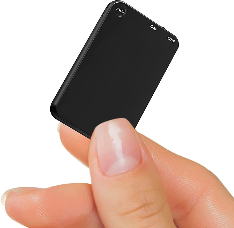 AIGO DGTL Slim Voice Activated Audio Recorder 64GB Inbuilt Memory with 30 Hrs Battery Time 32 GB Voice Recorder(0 inch Display)