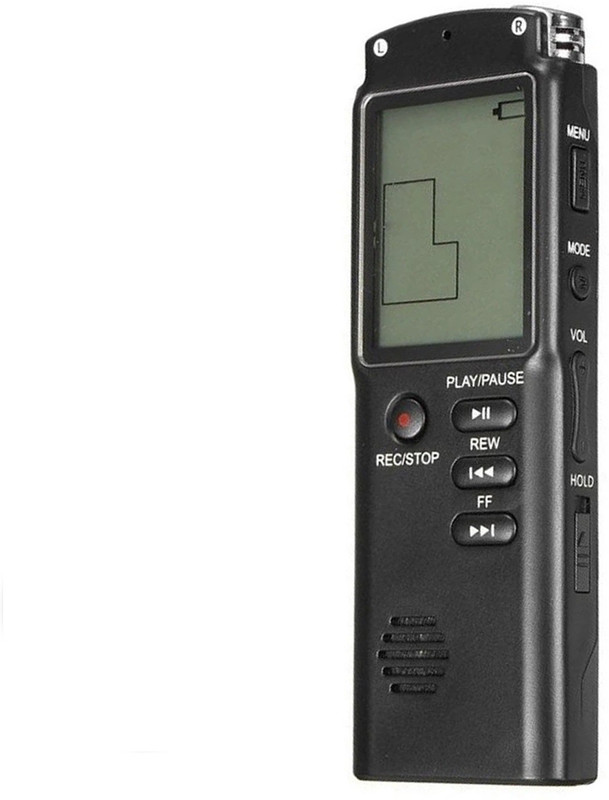 TFG LCD Display MP3 Player Voice Recorder | Inbuilt 8GB Memory | USB Professional 8 GB Voice Recorder(1 inch Display)