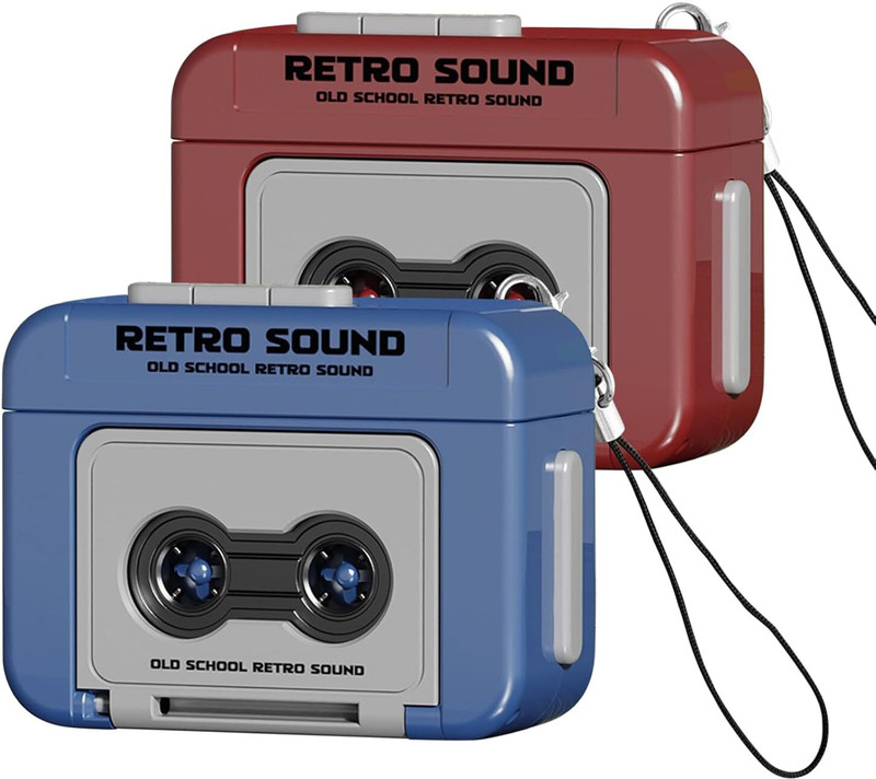 Aviation creation Mini Retro Cassette Tape Recorder Keychain – 15-Second Audio Recorder NA Voice Recorder(2.17 inch Display)