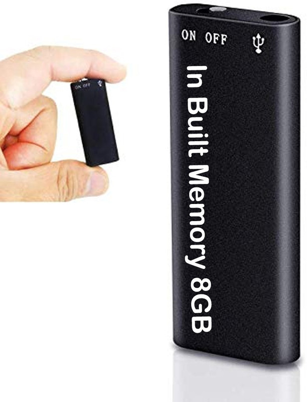 TFG Audio Digital Voice Recorder 8GB Mini Dictaphone MP3 Player U-Disk Recording 8 GB Voice Recorder(0 inch Display)