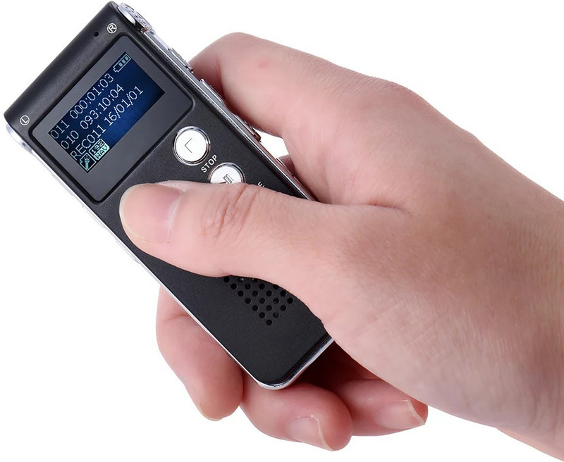 Safetynet Digital Recorder Voice Activated Professional Smart Mini Voice Phone 8 GB Voice Recorder(0 inch Display)