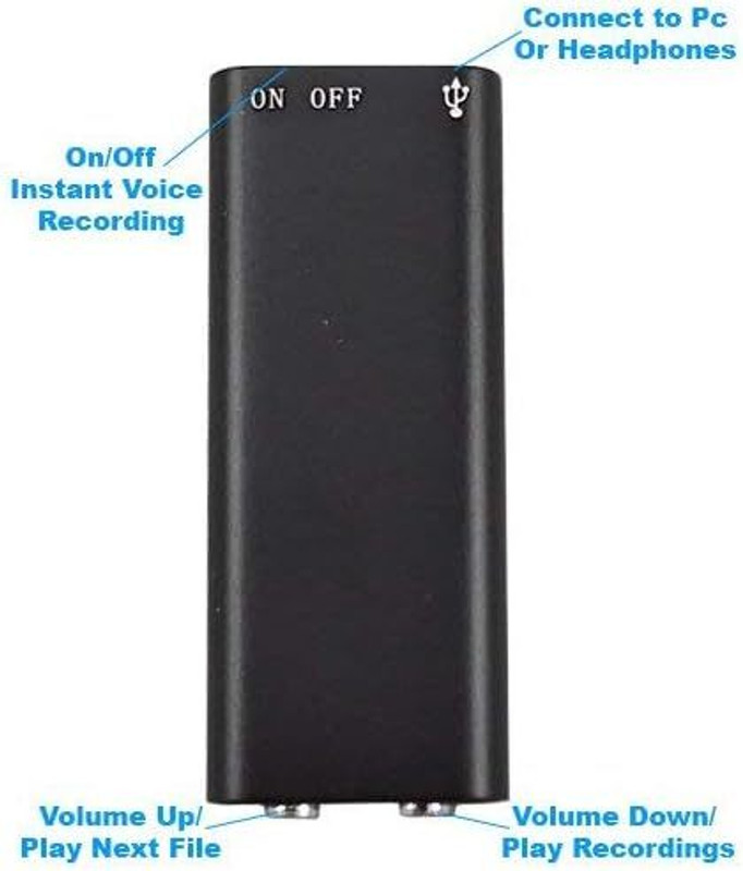 lookcam voice recorder small voice recorder 4k hd audio 8gb spy voice recorder 8 GB Voice Recorder(0 inch Display)