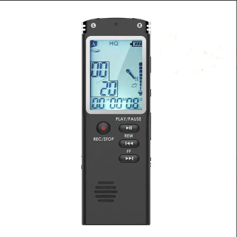 V88R Digital Voice Recorder 32GB, 13H Battery, MP3/WAV Recording 32 GB Voice Recorder(1 inch Display)
