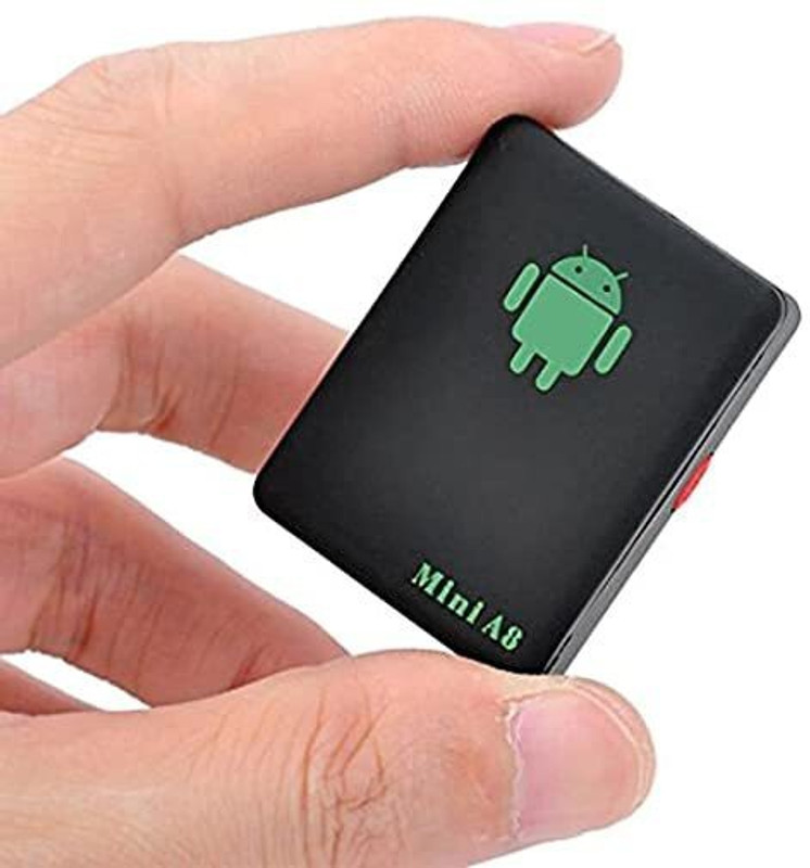 VECTOBOT Mini A8 Sim Bug GPS Tracker Audio GSM Sim Slot Remote Call Back for Car,Bike,Kid NA Voice Recorder(0.9 inch Display)
