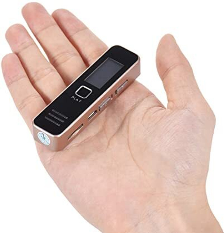 DDLC Digital Voice Recorder 4K Audio Recording,MP3 players mini spy device 8 GB Voice Recorder(0 inch Display)