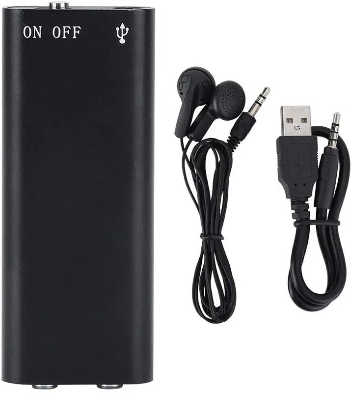 FEERO Portable Chargeable Mini 8GB Dictaphone Audio Recording Device 8 GB Voice Recorder(0 inch Display)