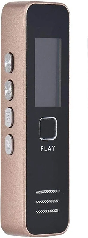 SATTOBISION Digital Audio Recorder with mp3 Music Player Mini Recording Device 8 GB Voice Recorder(0 inch Display)