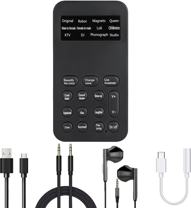 SPYTECTIFY AUDIO VOICE CHANGER-01 NA Voice Recorder(0 inch Display)