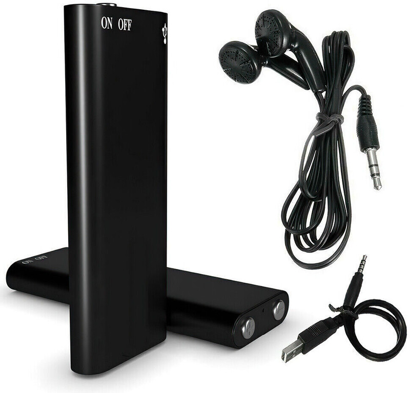 OSHSIZ Voice Recorder 8GB, HD Quality Voice Audio Recording Device 2in1 Voice Recorder 8 GB Voice Recorder(0 inch Display)