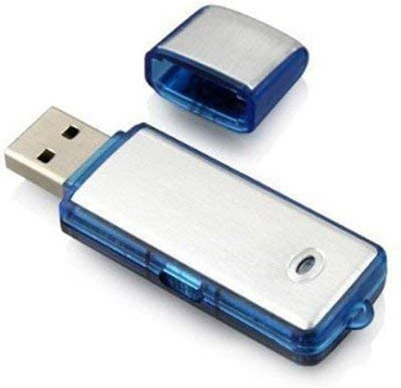 SECURINNOV Mini USB Voice Recorder Device | 8GB Inbuilt Storage | Digital Audio 8 GB Voice Recorder(0.5 inch Display)