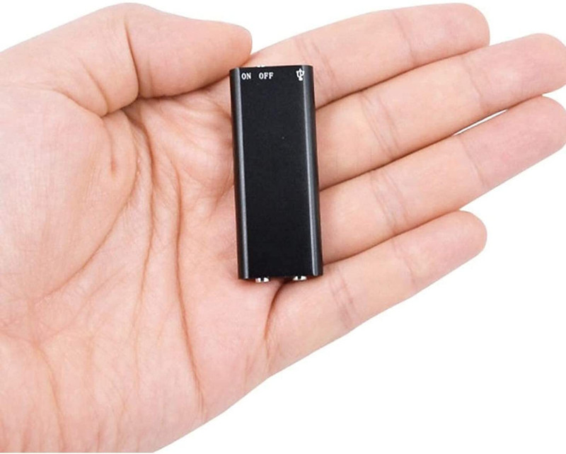 OSHSIZ Digital Audio Recorder with mp3 Music Player Mini Recording Device 8 GB Voice Recorder(0 inch Display)