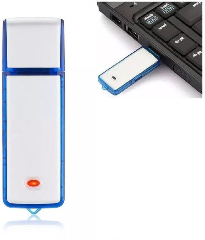 FREDI HD PLUS Spy USB Voice Recorder Mini Portable Recording Battery Backup-7-8 Hours 8 GB Voice Recorder(0 inch Display)