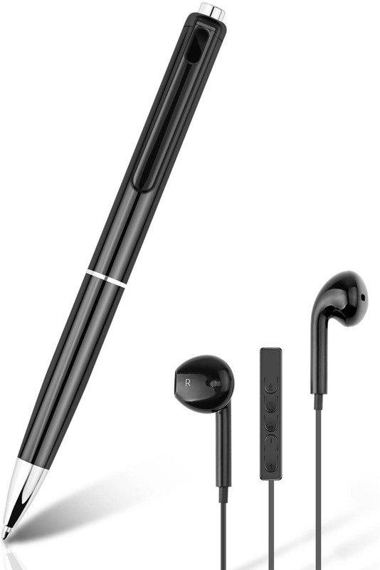 Sekuai Pen Voice Activated 12Hours Record Time Lectures Meetings Classes Wireless Audio 32 GB Voice Recorder(0 inch Display)