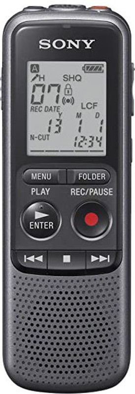 SONY ICD-PX240 MP3 Digital Voice IC Recorder 4 GB Voice Recorder(2.4 inch Display)