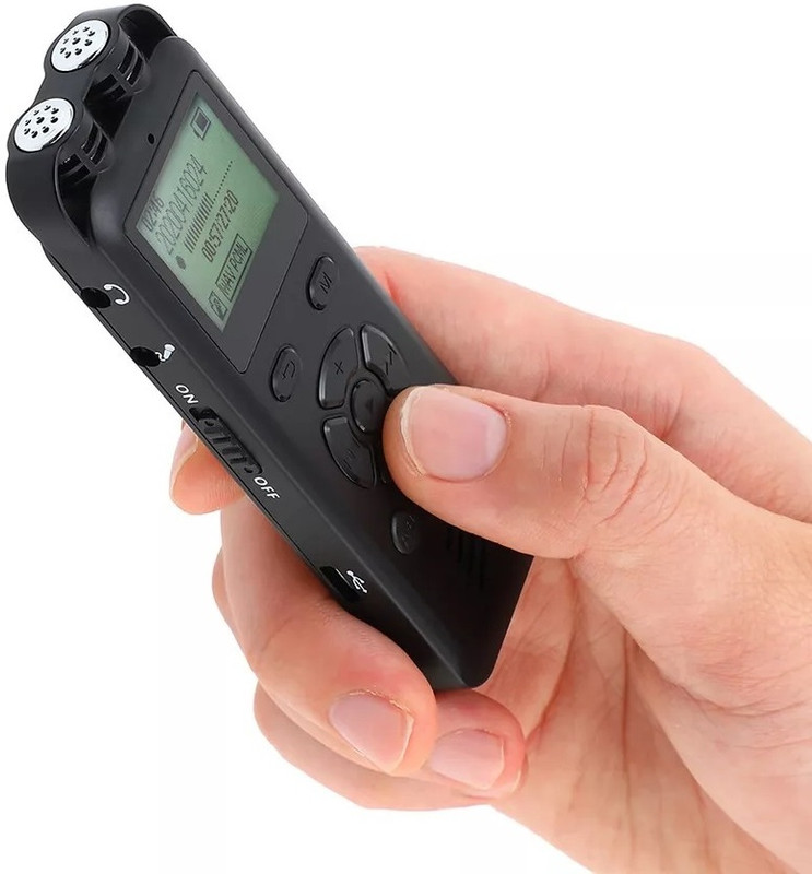 FREDI HD PLUS Digital Voice Recorder with Playback Support External Microphone 16 GB Voice Recorder(0 inch Display)