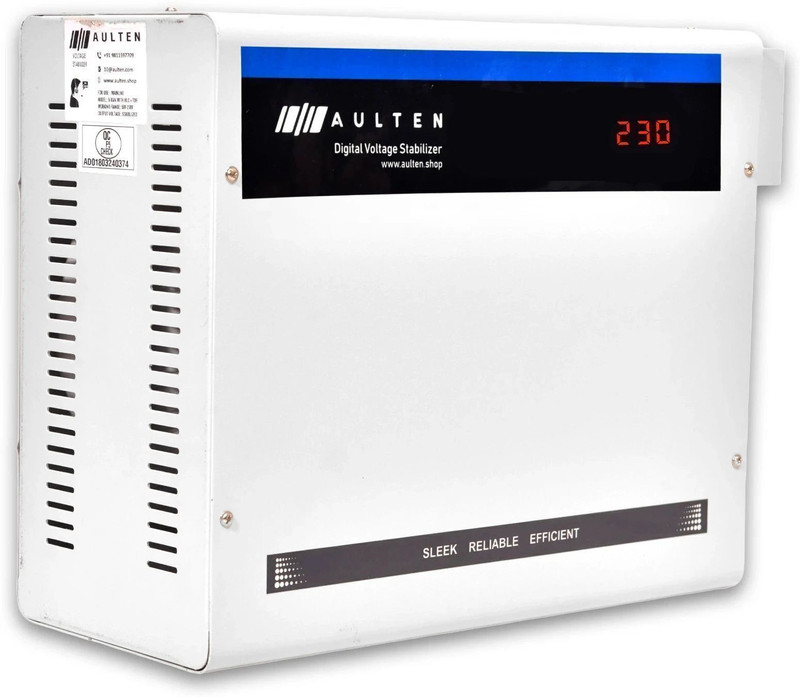 Aulten 5KVA Copper 4000W 50V - 280V Heavy Duty Mainline Voltage Stabilizer for Home.(Grey)