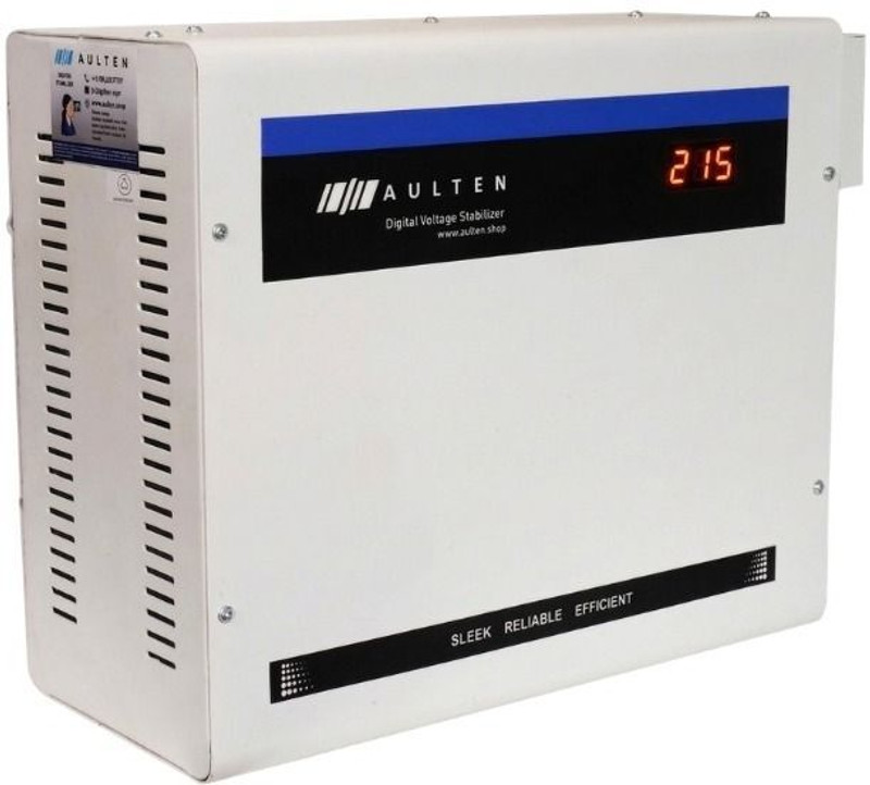 Aulten 10 KVA 8000 Watt 140V-280V Heavy Duty Mainline Voltage Stabilizer For Home(White)