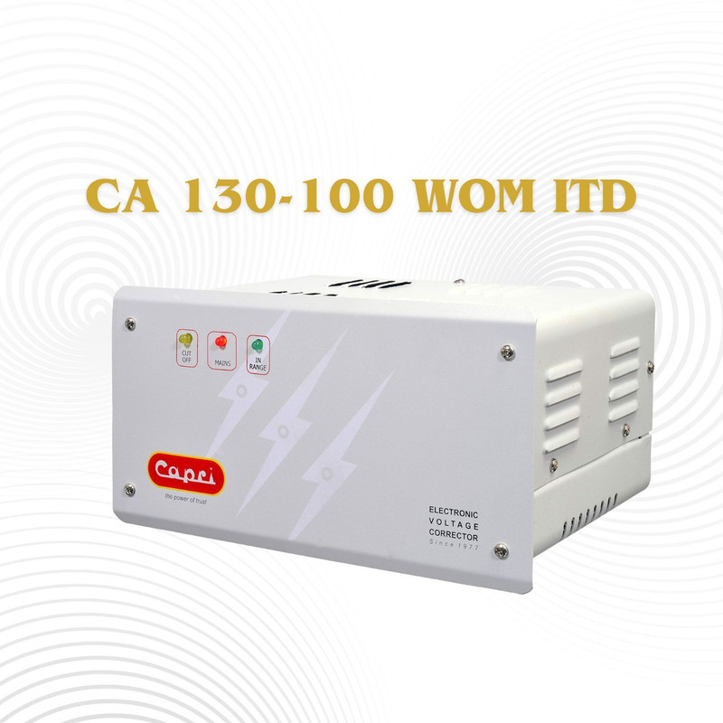 CAPRI CA 130-100 WOM ITD suitable Upto 600Ltr. with (130-280V) working range Table mount(White grey)