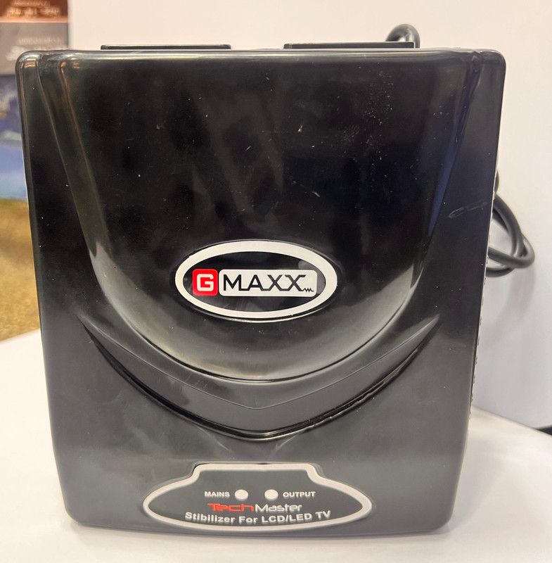 G-MAXX ELECTRONICS VOLTAGE STABILIZER LCD/LED TV 32" -42" Ac(Black)