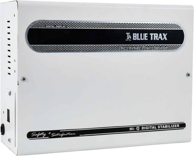 BLUE TRAX Digital Automatic Hanging Multipurpose 1.5 TON AC | 4 KVA 3200W, 130V-280V Voltage Stabilizer(White)