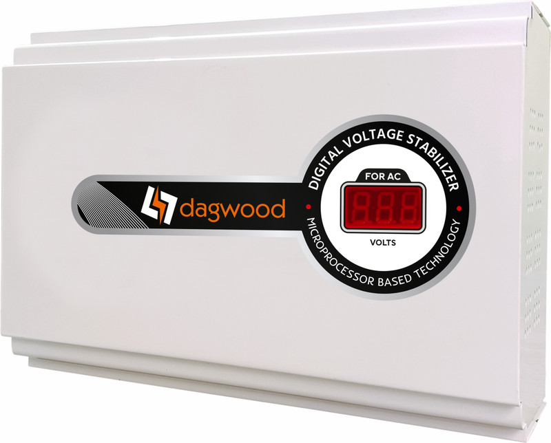 Dagwood DW5100 5kVA Voltage Stabilizer (100V-290V) Wide Working Range Best for Inverter AC, Split, Windows AC for 1.5 Ton(White)