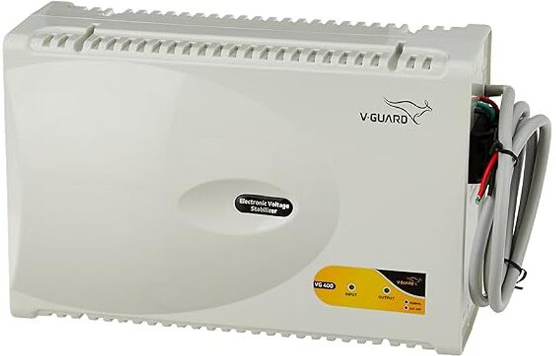 V-Guard VG 400 for 1.5 Ton A.C (170V To 270V) Voltage Stabilizer(Grey)